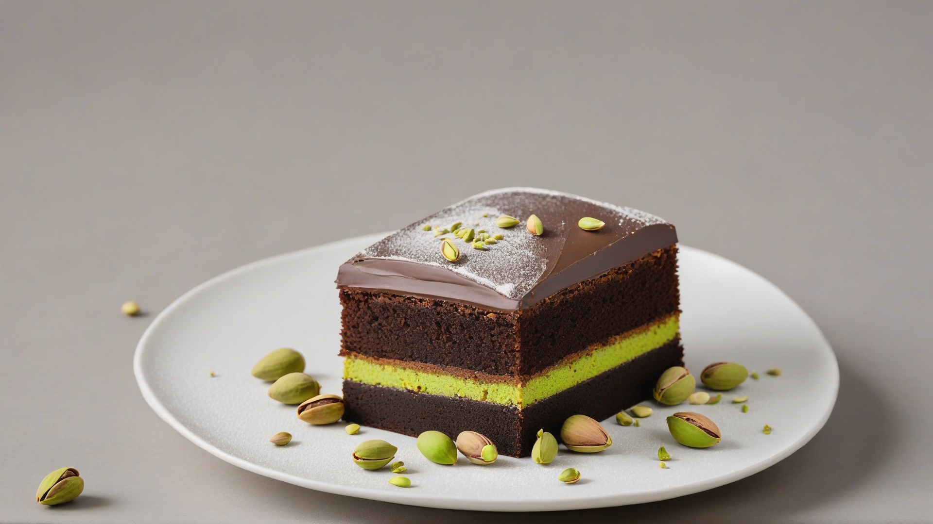 torta pistacchio e cioccolato